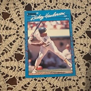 Donruss 1990 Rickey Henderson Baseball Card